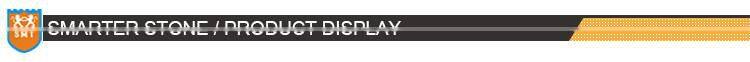 Galaxy white marble decoration white pebbles on mesh