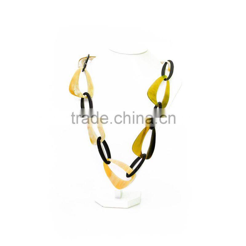 Beautiful and good quality buffalo horn necklace for women/buffalo horn jewelry/vietnam wholesale horn jewelry