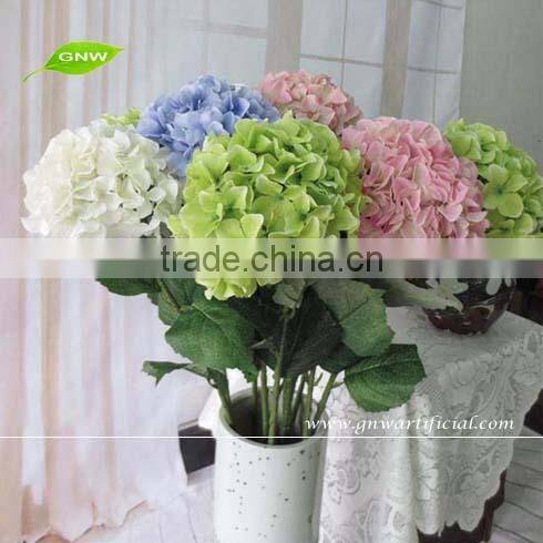 GNW FLH05 Chinese Wedding Accessories Hand made Silk Hydrangea Flowers Artificial 2014 New style