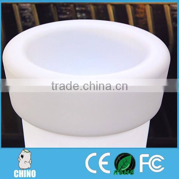 Wholesale LED ice bucket led flower pot /solar flower pot for hotel