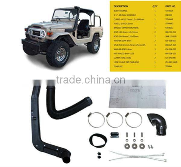 TOYOTA landcruisers snorkel for 40 with LLDPE