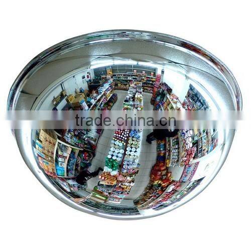162678 Top Quality Security Acrylic Mirror Convex Mirror Indoor Safety Convex Mirror Full Dome Mirror