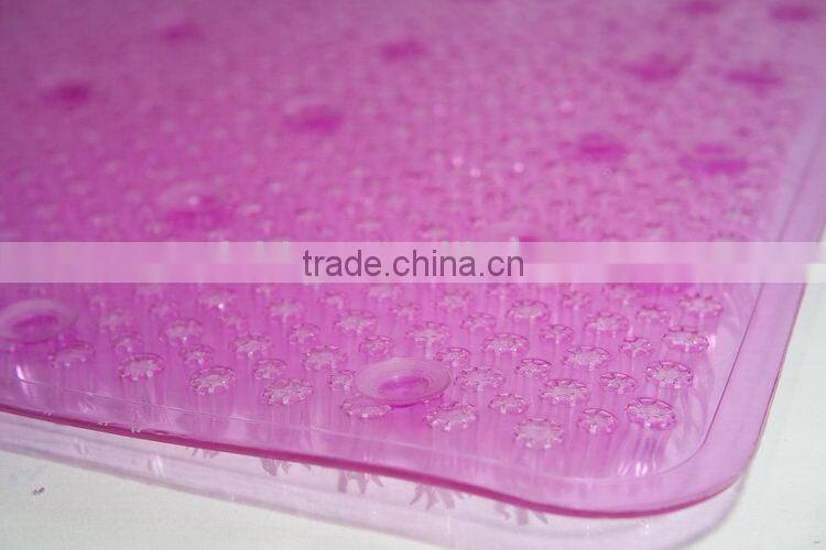 Bottom price wood grain custom pvc thin bath mat