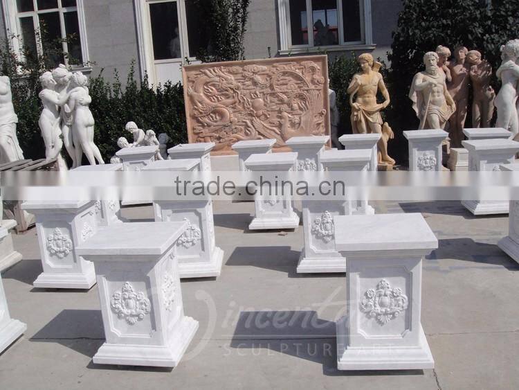china supplier wholesale art deco stone marble bases for sculptures