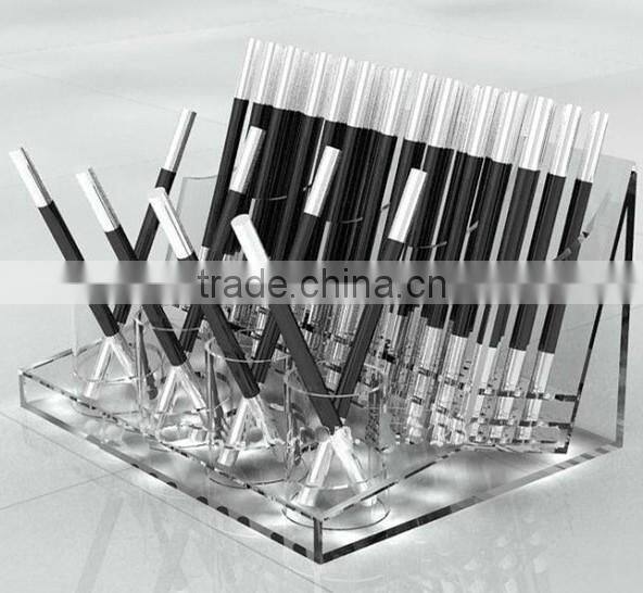 acrylic cosmetics display design showcase/display stand