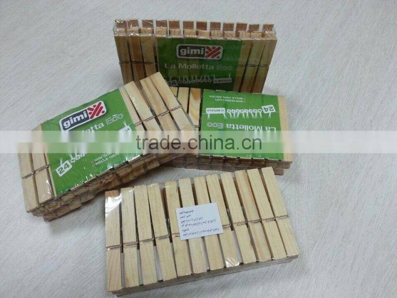 on sales pine wooden clothes peg