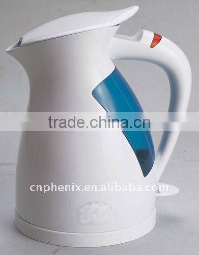 1.7L Plastic cordless electric kettle