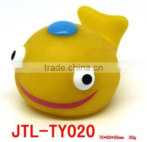 Promotional Plastic Rubber Pop-eye Animal Toys/Fish Toys