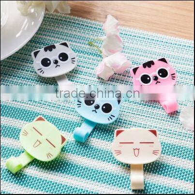 Diy animal shape outdoor trash can plastic clips