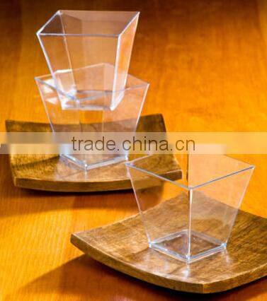 custom made Sample Shot Glasses Plastic Dessert Cups