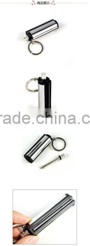 Round Drum Shape Waterproof Lighter Fire Stick Match for Outdoor Use