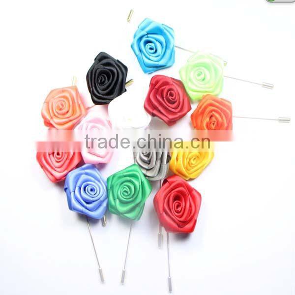 Man fashion Haberdashery flower pins with box