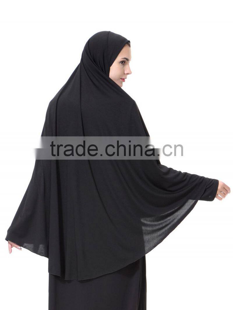 Wholesale long plain solid color scarf factory muslim fashion hijab