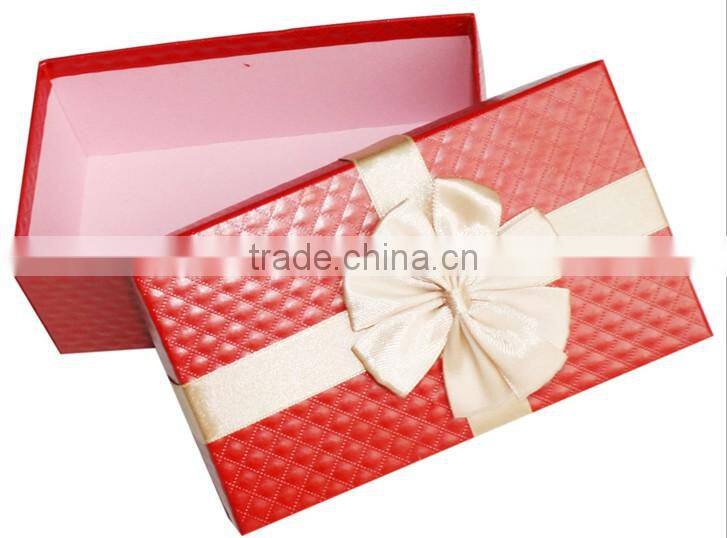 fancy quality fashion design corrugated paper gift boxes with handle