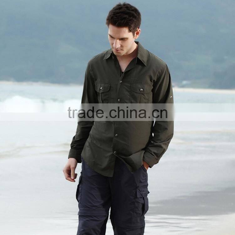 New Man Fishing Outdoor full sleeve shirt MAN coat Camping outwear Pullover Unti-UV Quick dry Hiking coat Plus size