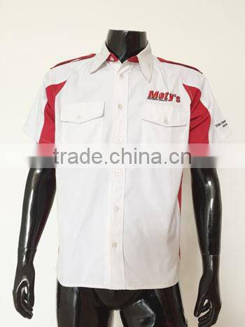 Auto work shirts for machine worker OEM