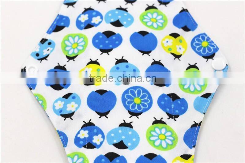 OEM Super Absorbent, Soft,Safe, Waterproof,resuable polar fleece inner cloth menstrual pad