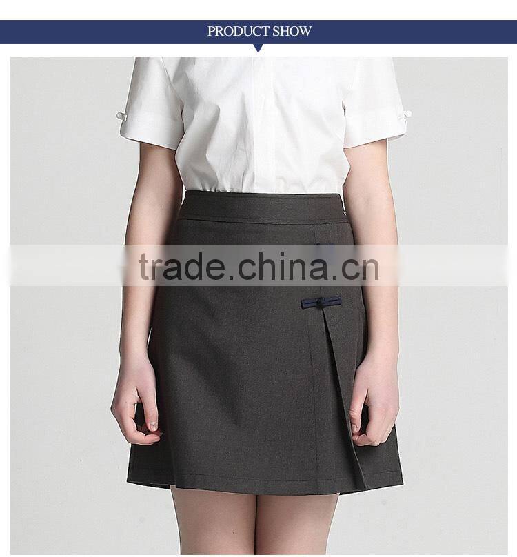 School girl skirt dress solid color all-match new design custom made