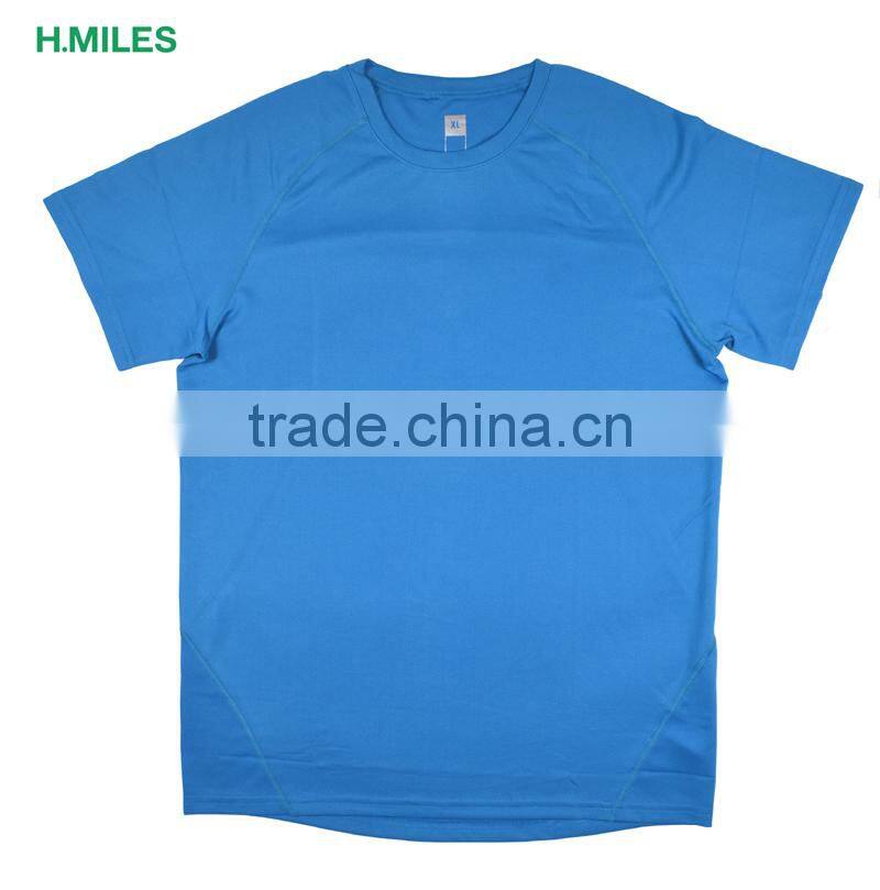 China manufacturing custom oversized round neck promotional t shirt with wholesale price