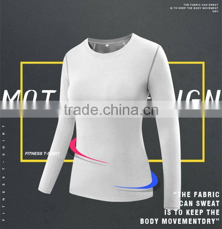 Long sleeve design your own running t shirt / t-shirts wholesale