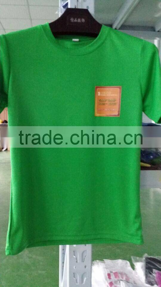 100%polyester micro mesh t-shirt ,wildlife marathon t-shirt with tiger printing