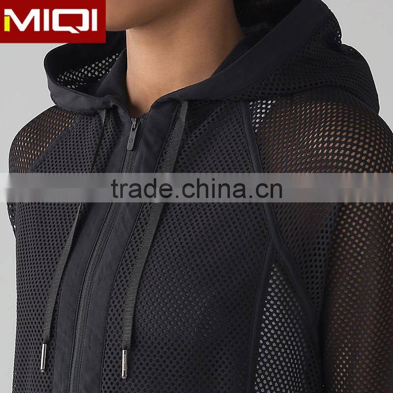 2017 Long sleeve hoodes yoga tops gym sport jacket fitness wear for women