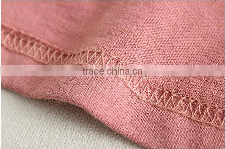 Flower embroidery pure color cotton T-shirt female fresh round collar short sleeve summer new literature and art