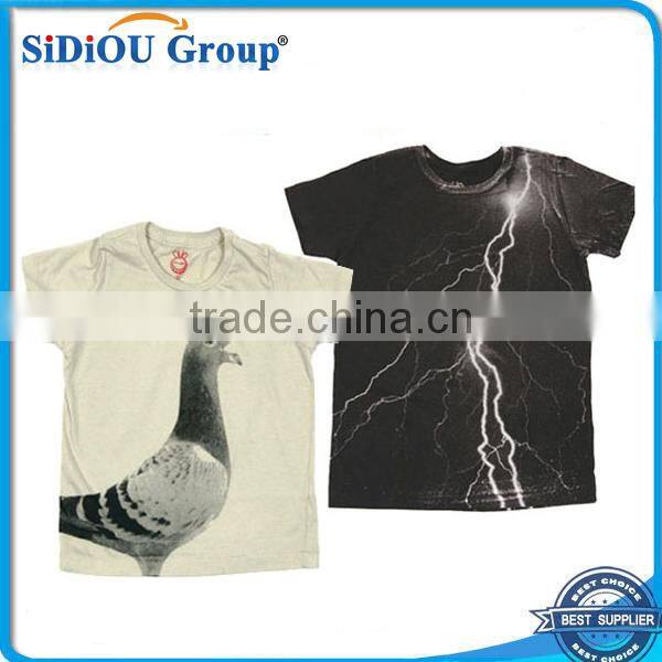 Reflective kids 100% organic cotton t-shirts