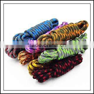 8 Colors - Hiker Non-Slip Hiking Rope Laces - Customized Regular Yeezy Rope Laces - Amazon Supplier - Orange/Brown