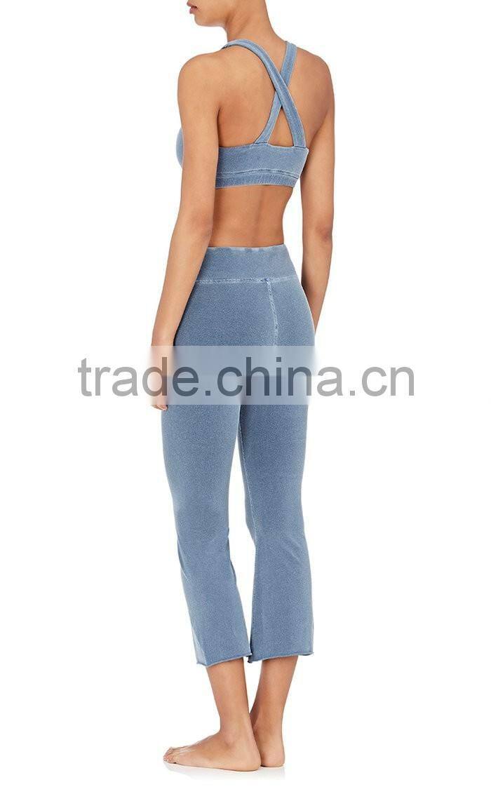2017 high quality custom ladies sportswear Stretch Cotton Sweatpants fitness joggers slim fit leggings wholesale