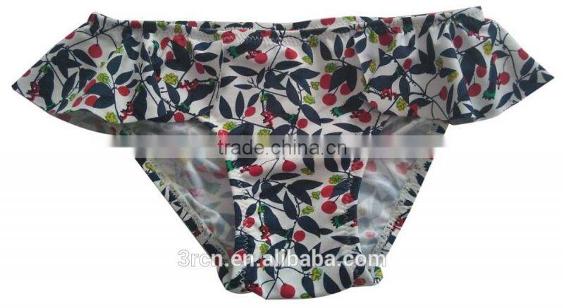 cute AOP girls briefs frills