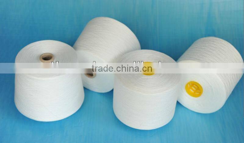 30s/2 high tenacity raw white 100% polyester yarn for sewing thread DEYING TUBE