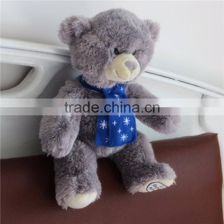 Kids gift high quality soft fancy material stuffed bear plush toy custom teddy bear