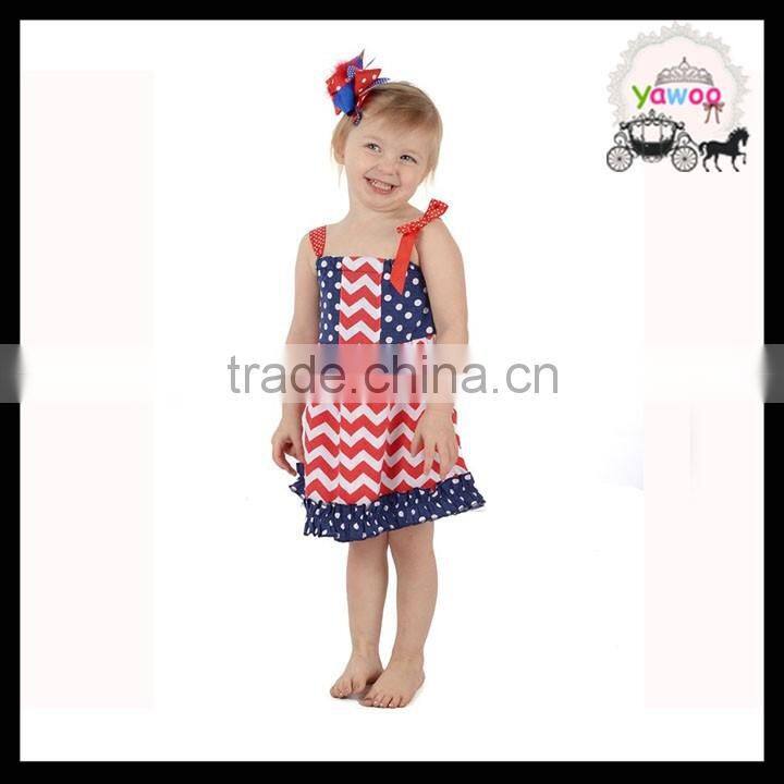Neck design 4th of july dress girls summer dresses latest children frocks designs baby girls party wear dress
