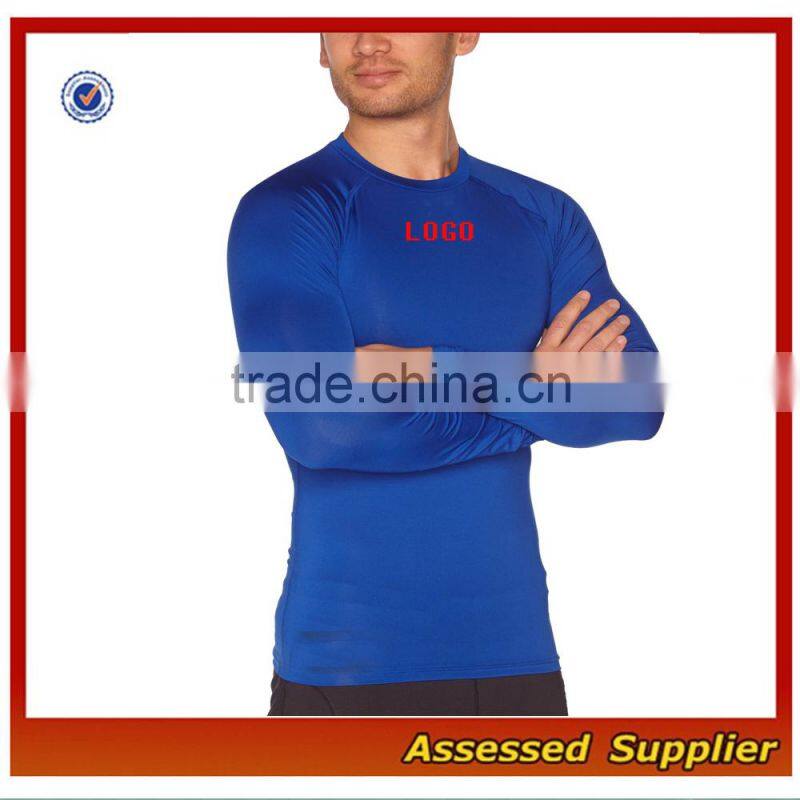 Custom Mens Running Long Sleeve Compression Base Layer Shirts MLL741