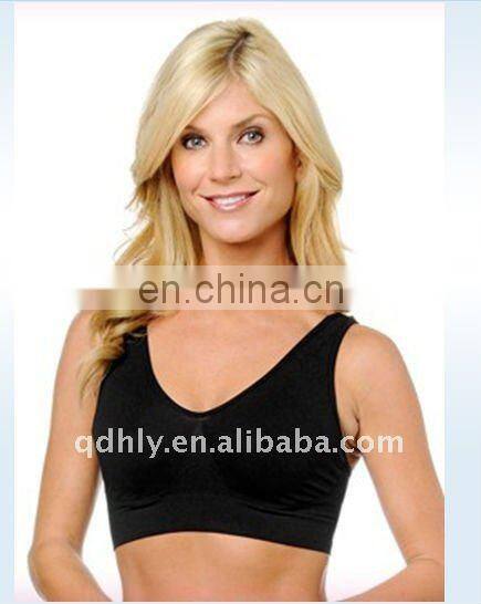 Hot sale girls sports bra, seamless AHH bra