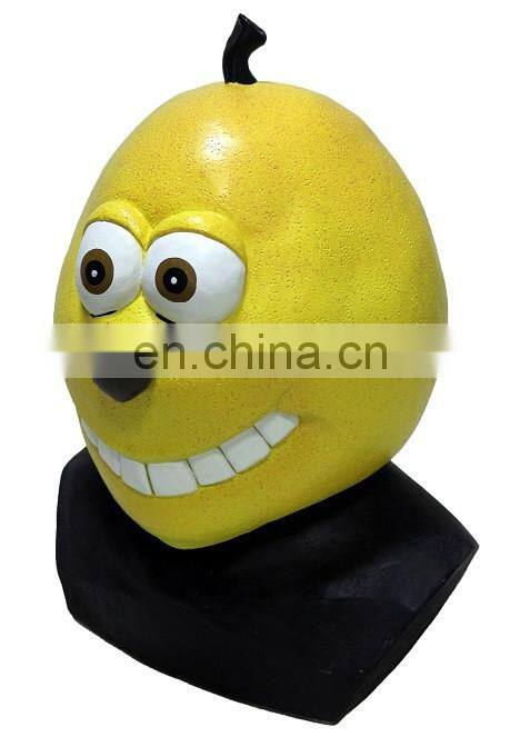 Party Costume Accessory TV Cartoon Fruit New Latex Pear Mask
