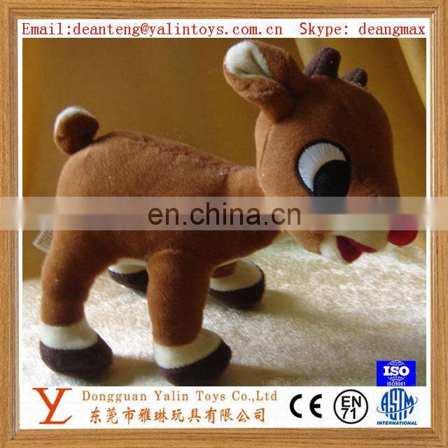 2015 Hot toys for christmas reindeer plush toys christmas ornaments