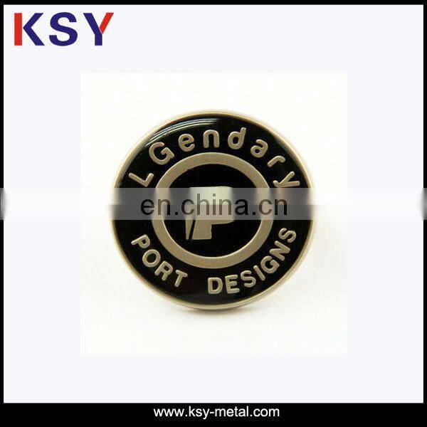 Wholesale price carved metal label for bags