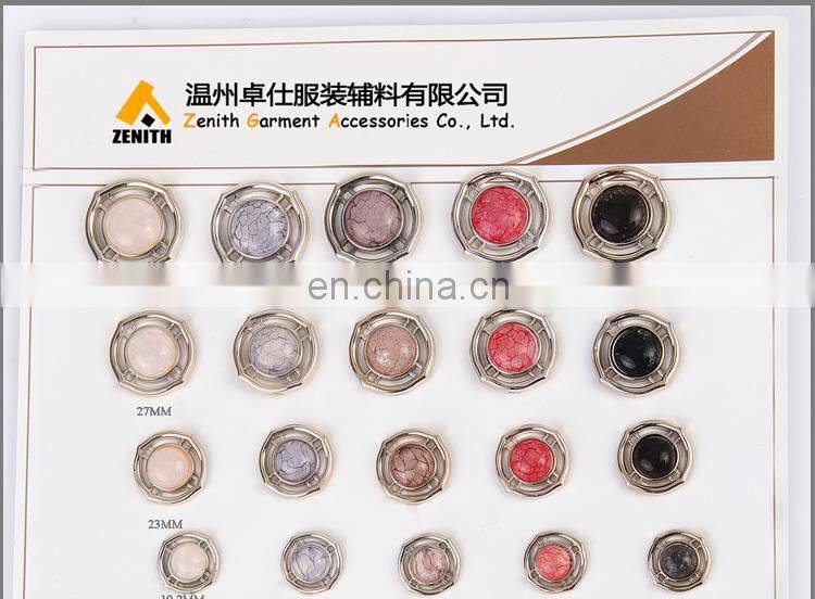 UV Plating Resin Button for Shirt cloth BA60377