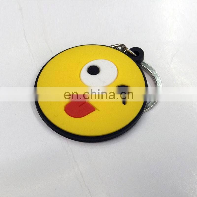 new developed 36 styles soft PVC emoji keychains