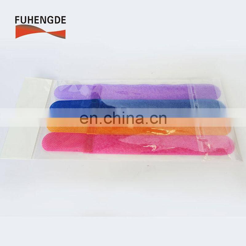 Self Gripping Multi-Purpose Straight line Hook and Loop cable tie wrap