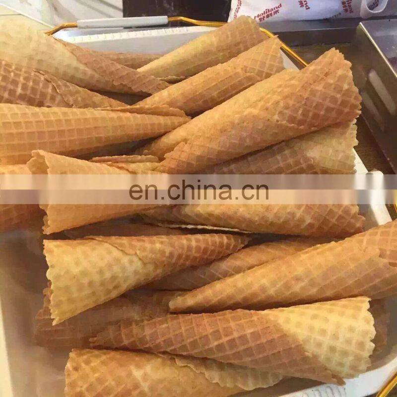 Ice cream cone wafer making machine for sale / automatic ice cream cone making machine / waffle maker machine