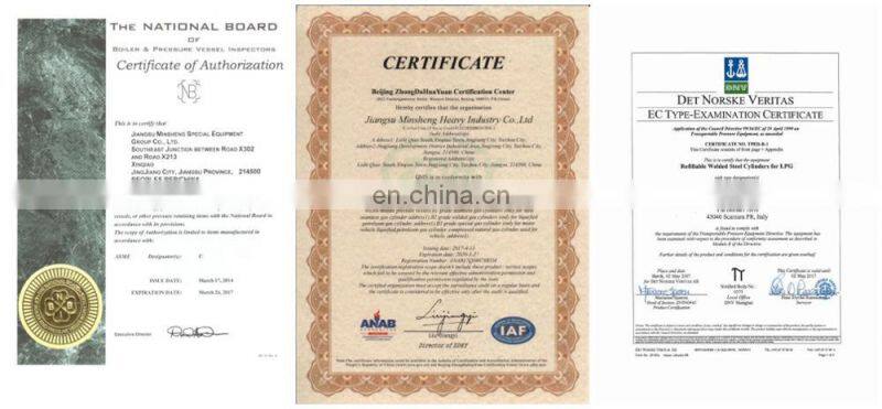 Factory Supplying 3Kg Lpg Cylinder Refillable For South Camping In Africa