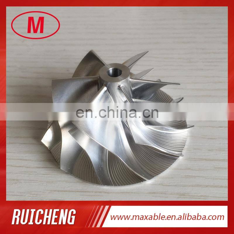 K16 49.52/61.98mm 5324-123-2202 6+6 BLADES performance design Turbocharger milling/aluminum 2618/Billet compressor whee