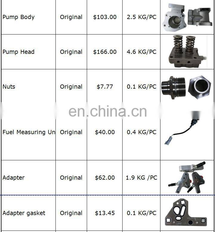 original ISLe fuel pump adapter 4921432 4921433 4921434 4903467
