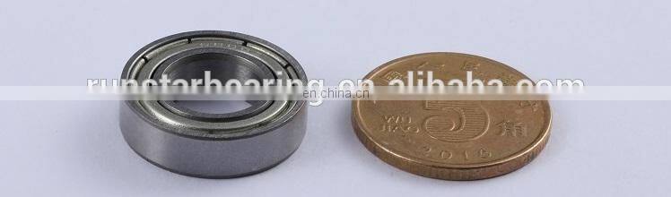 ISO9001:2015 bearing manufacturer 10*19*5mm 6800zz double row deep groove ball bearing