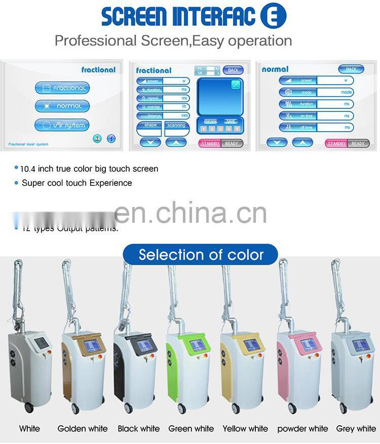 Salon Clinic Equipment Co2 Fractional Laser