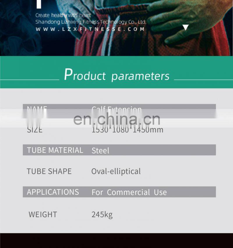 Professional factory commercial gym equipment Calf Extension LZX Fitness