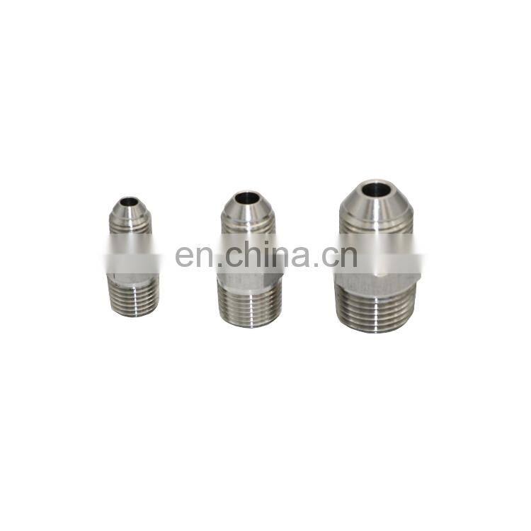 Stainless Steel Threaded Male NPT JIC Fitting 3/8"MJICXMNPT jic adapters